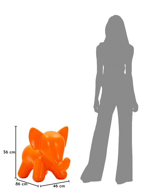 Mauro Ferretti kruk - 86x46x56 cm - oranje