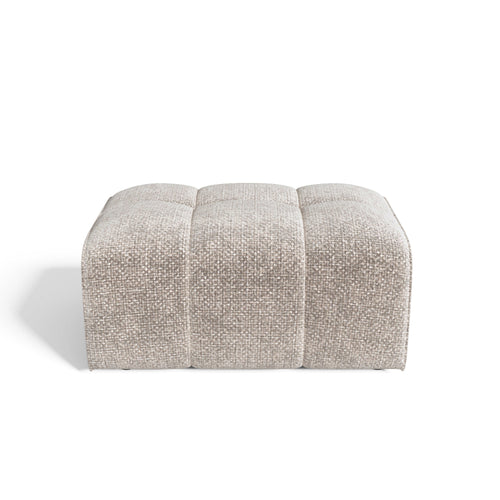 Sia Home - Zitzakken BARI - Chenille fluweel - Beige - 82cm