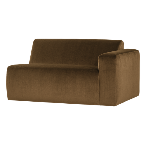 WOOOD 1,5-zits bank arm rechts Mojo Base - Velvet - Honinggeel - 74x145x97