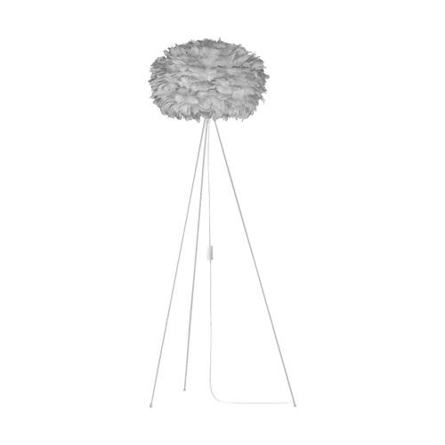 Umage Eos Medium vloerlamp light grey - met tripod wit - Ø 45 cm - vtwonen shop