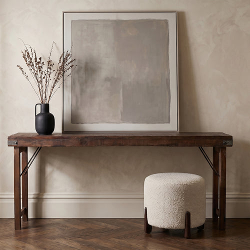 Raw materials tafel - bruin - opklapbaar - 170x40x76 cm