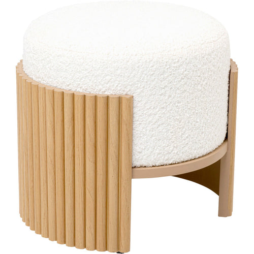 Kare Design Kruk Samu Ø43cm natuur