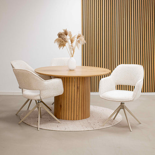 Kick draaistoel Owen - Crème - vtwonen shop