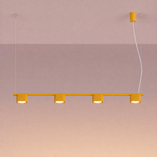 Sollux Lighting Kroonluchter RIFF 4 geel Gx53 - 122x10x208cm