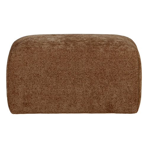 WOOOD hocker slub Umina - Chenille - Lichtbruin