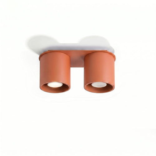 Sollux Lighting Plafondlamp ORBIS 2 rode oker - 26x10x12cm