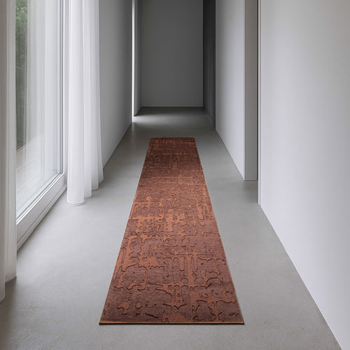 Louis De Poortere vloerkleed Za Copper - roze - 80x250cm - vtwonen shop