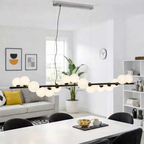 Kare Design Hanglamp Scala Balls 150cm zwart en wit