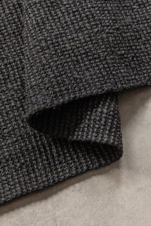 Hanse Home Bouclé Jute Rug Jaipur Dark Black 80x200 cm