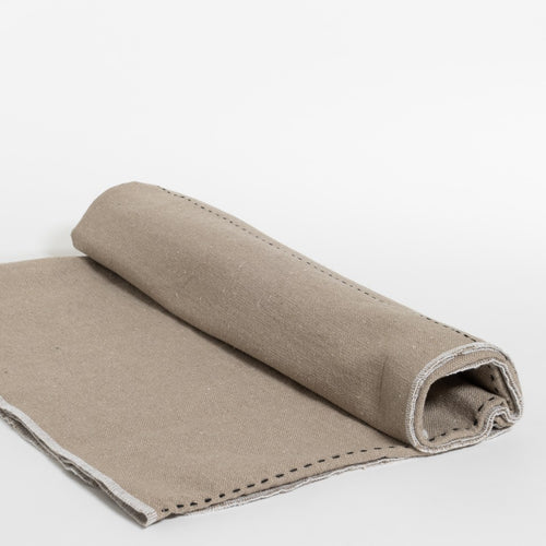 The Table Canvas Tafelloper 170x65 cm Milk Tea