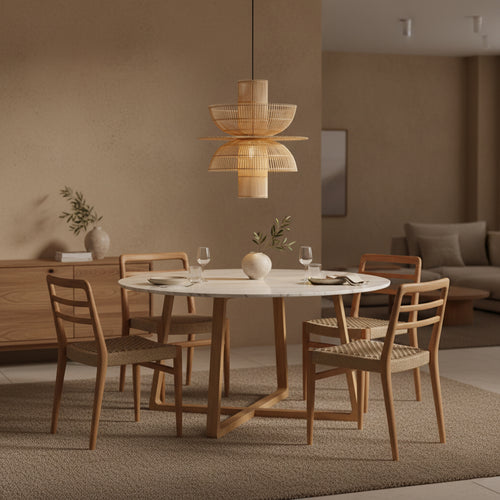 Raw Materials Saturn rotan hanglamp - Ø 65x63 cm