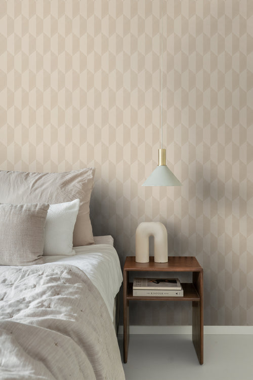 Origin Wallcoverings eco-texture vliesbehang 3D-motief beige - 50 x 900 cm - 348030 - vtwonen shop