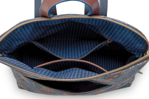 Pip Studio - Finlee Rugzak Dames - Jabali - Blauw - 28x11x36cm - vtwonen shop