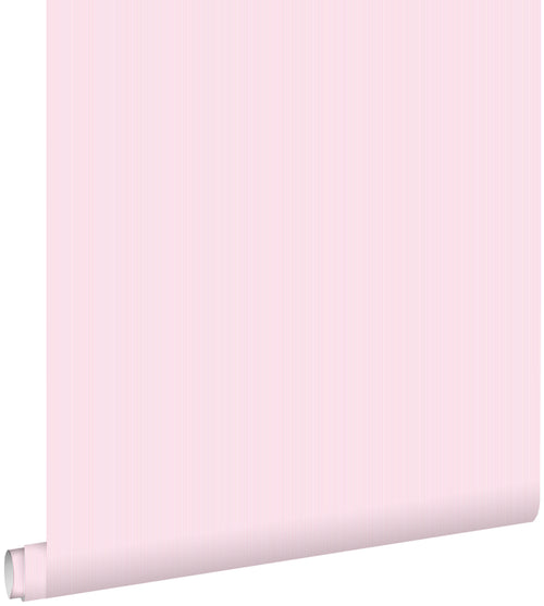 ESTAhome behang fijne streepjes roze - 53 cm x 10,05 m - 137016 - vtwonen shop