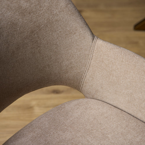 Starfurn  eetkamerstoel Daisy - beige - 60x61x82cm