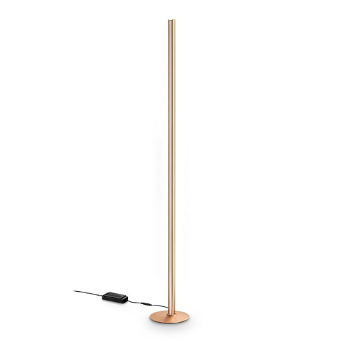 Ideal Lux DORICA Geïntegreerde LED-vloerlamp, koperkleurig, 6000lm, 3000K, dimbaar