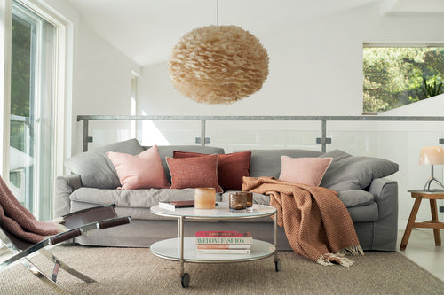 Klippan 100% wollen deken - Knut - rose browm - 130x200cm