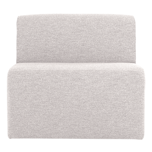 WOOOD 1-zits bank Mojo Base - Bouclé - Ecru Melange - 74x84x97