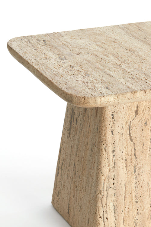 Light & Living bijzettafel KEPAMI - Ø45x42cm - bruin - vtwonen shop