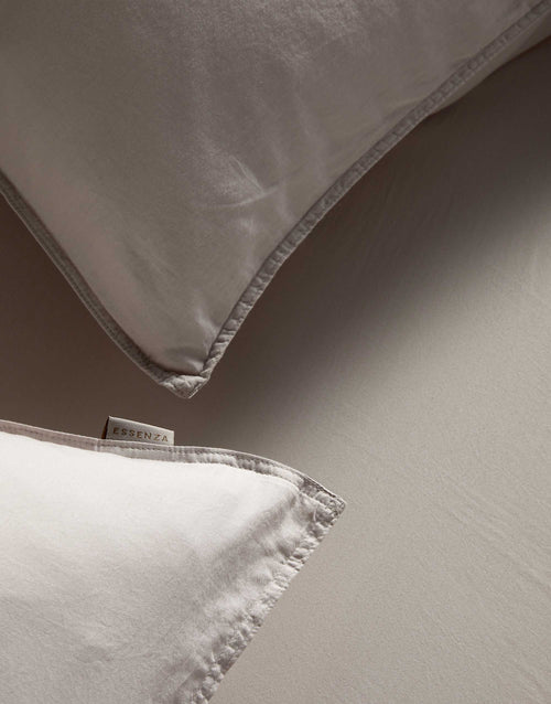 Essenza Minte dekbedovertrek - Tweepersoons – 200x200/220 cm - Grijs
