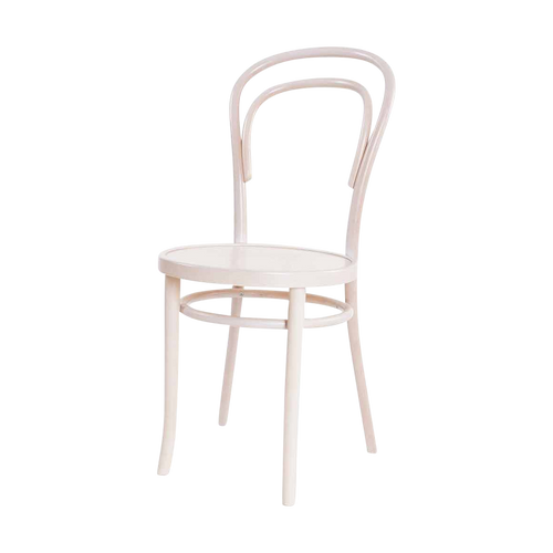 Fameg Vienna Thonet No.14 Houten Bistrostoel Whitewash - vtwonen shop