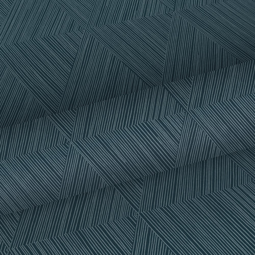 Origin Wallcoverings behang grafisch 3D motief donkerblauw - 53 cm x 10.05 m - 347846