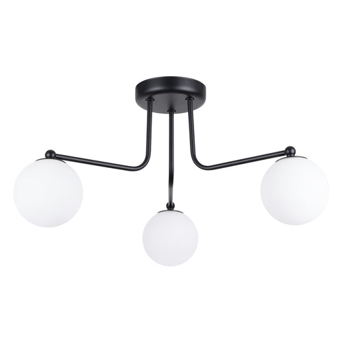 Sollux Lighting Kroonluchter ASTRAL 3 zwart - 62x62x29cm
