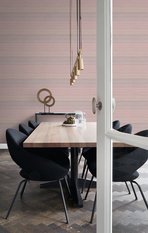 Origin Wallcoverings behang geweven structuur met kleurverloop oudroze - 0,53 x 10,05 m - 347751 - vtwonen shop