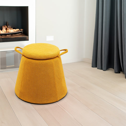 Kare Design Kruk Thimble geel - vtwonen shop