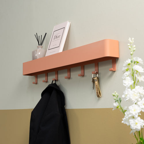 Spinder Design kapstok Dax Play 7 - Clay Terra - 7 haken - vtwonen shop