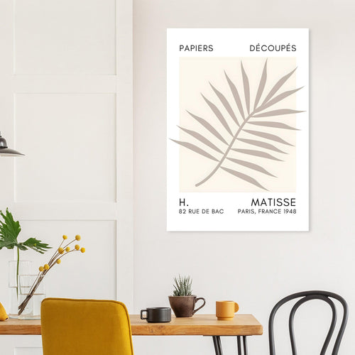 Artfulprints  Matisse – Floral reef grey   poster A4 21x29.7 cm - vtwonen shop