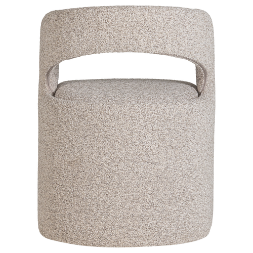 WOOOD eetkamerstoel grove Lanor - Bouclé - Naturel - 76x58x57
