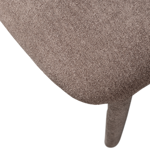 WOOOD eetkamerstoelen Noble - Polyester - Taupe - Set van 6 - vtwonen shop