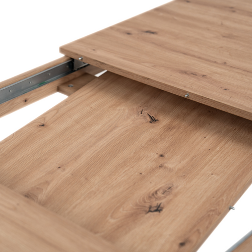 Calicosy - TOLOSA Uitschuifbare eettafel - Licht hout - 75x100x80 cm