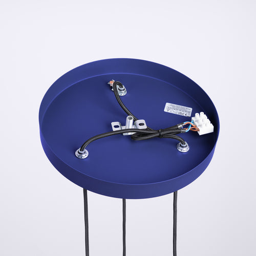 Sollux Lighting Hanglamp HALO 3P ultramarijn - 25x25x125cm