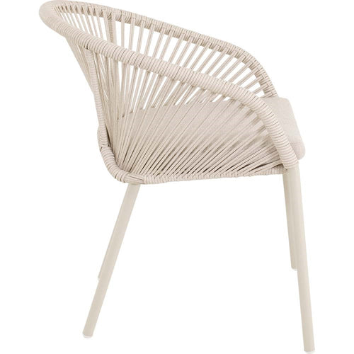 Lesli Living bistrostoel Hirado - beige - 56,5x60x74cm