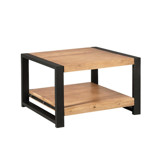 Starfurn Salontafel Britt - Vierkant Naturel Hout - 80x80x40cm