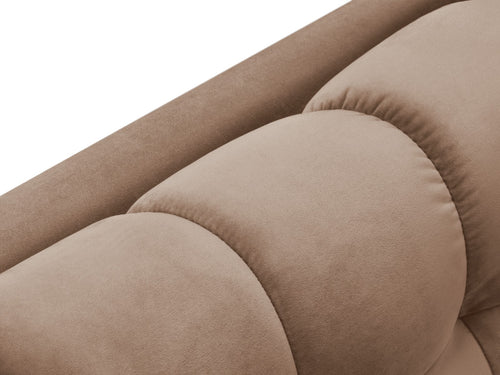 Cosmopolitan Design rechter chaise longue Bali flueel, beige - 185x102x75cm
