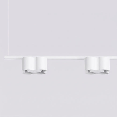 Sollux Lighting Kroonluchter OVIO 4 wit Gx53 - 122x12x208cm