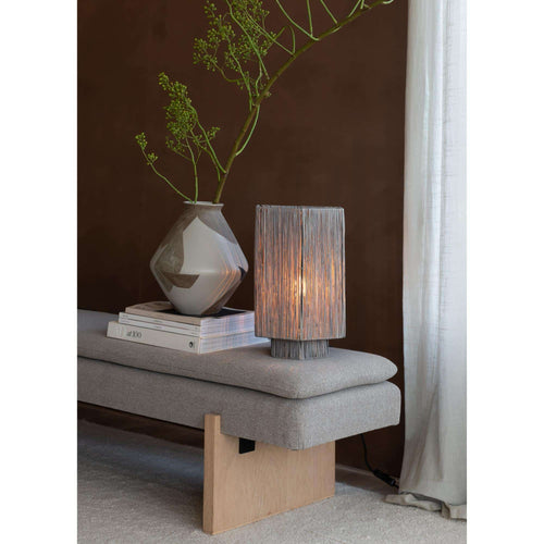 GOOD&MOJO tafellamp Panama - grijs - 36x24x36cm - vtwonen shop