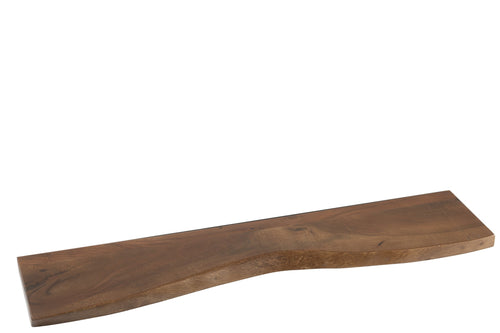 J-Line wandplank Gerard - hout - bruin - large