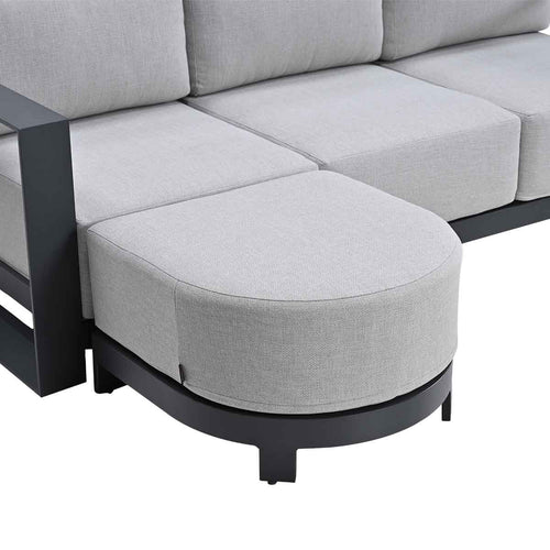 Garden Impressions Loungebank Malakka chaise longue - donker grijs