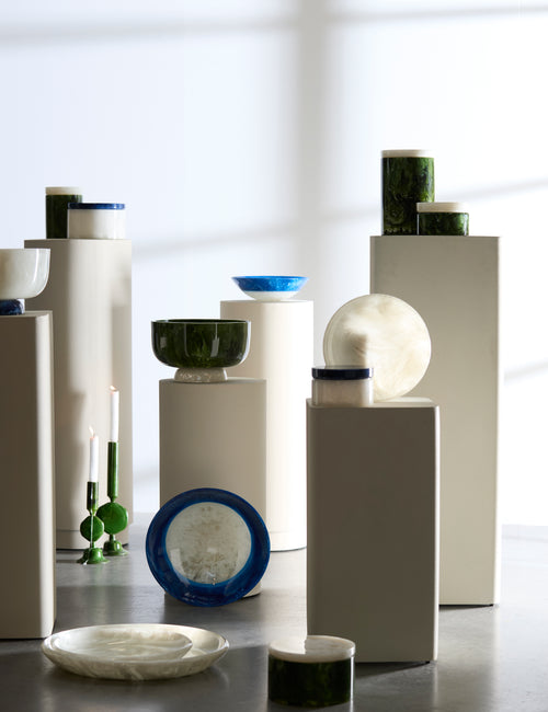 Light & Living schaal BINANGA - Ø34x7.5cm - blauw - vtwonen shop