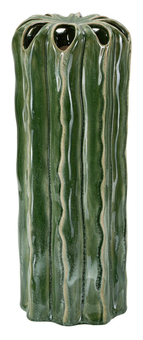 Mauro Ferretti vaas - Ø 12x31,5 cm - groen
