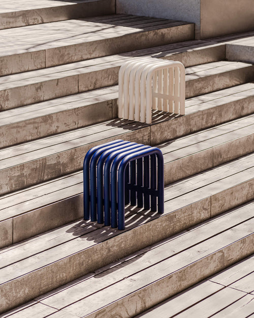 noo.ma Nokk designkruk Forest Green - staal, 45 x 45 x 34 cm