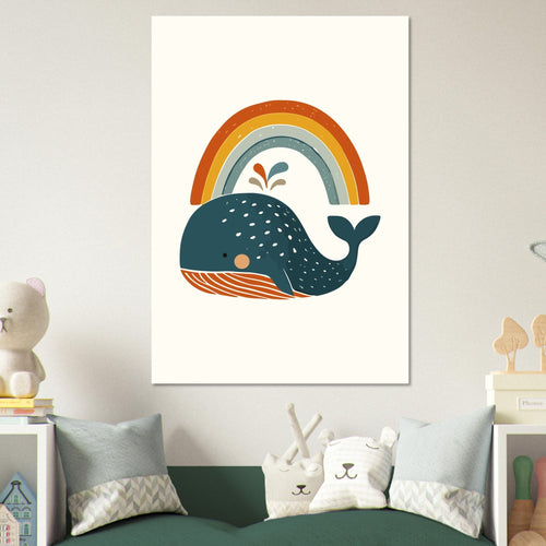 Artfulprints  Boho - Walvis   poster 30x40 cm - vtwonen shop