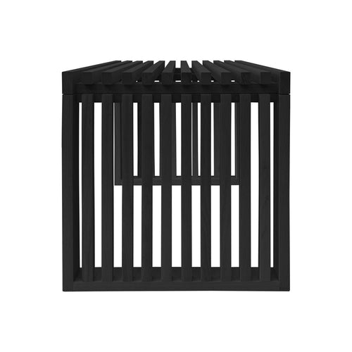 HOME DELUXE Houten bank LORA Zwart - 110 cm - vtwonen shop