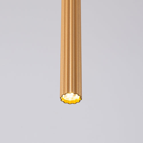 Sollux Lighting Hanglamp ARCHE 1 goud - 8x8x120cm