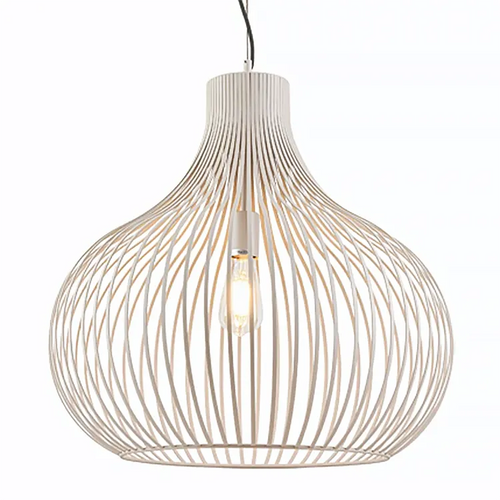 Freelight hanglamp Aglio - 1 lichts - 48  x 200   cm - creme - vtwonen shop