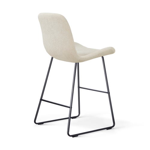 Nolon Nino-Fé barkruk cottonbeige - zwart onderstel - 65 cm - vtwonen shop